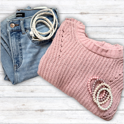 Chic Sweater and Jeans Outfit